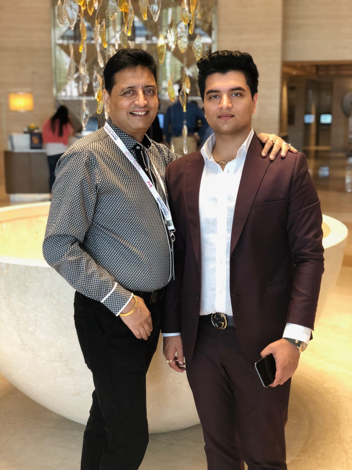 Ashwani Khanna and Pushp Khanna at a jewellery showroom